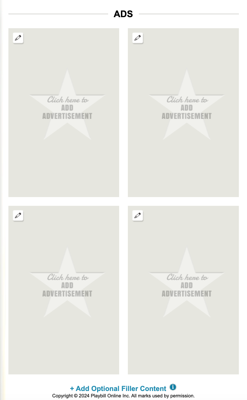 Full Color, 1/4 Back Page Student Shout-Out Ad (Rudolph- Cast A)