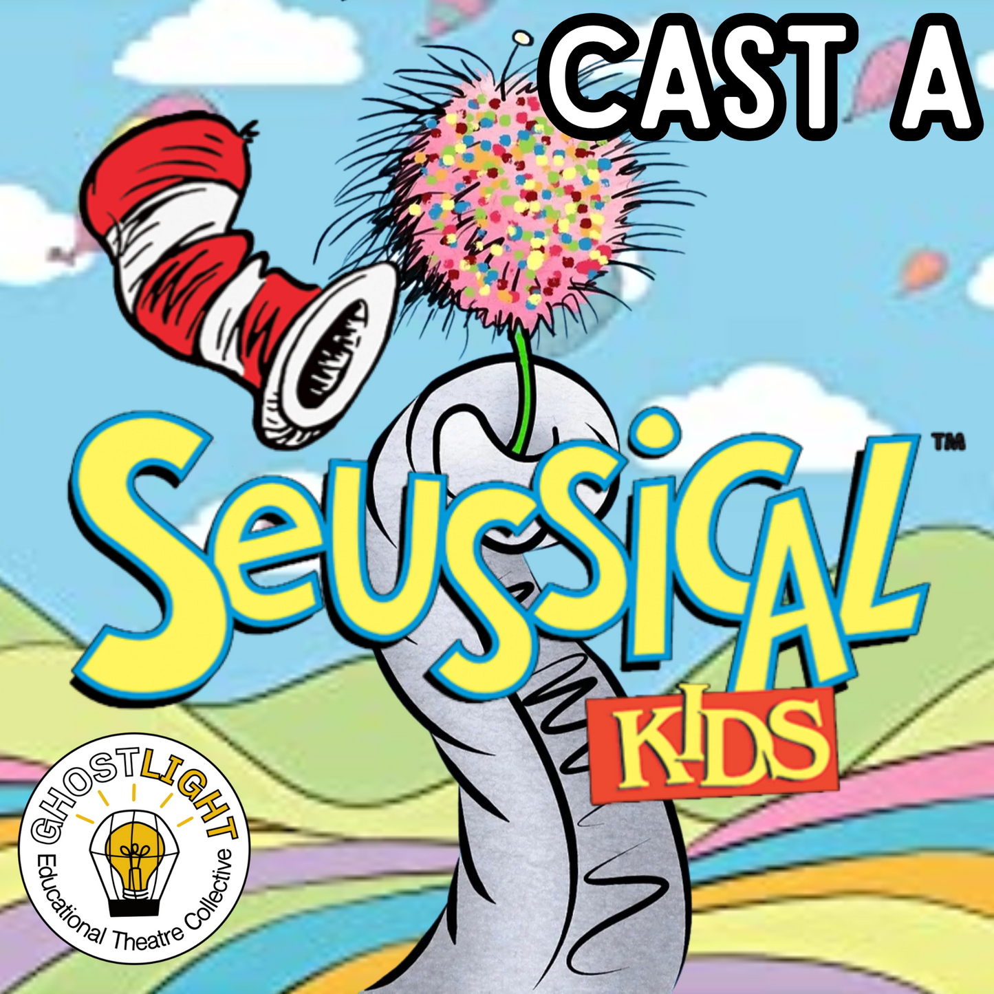 Full Color, 1/4 Back Page Single Cast Student Shout-Out Ad (Seussical Kids- Cast A)