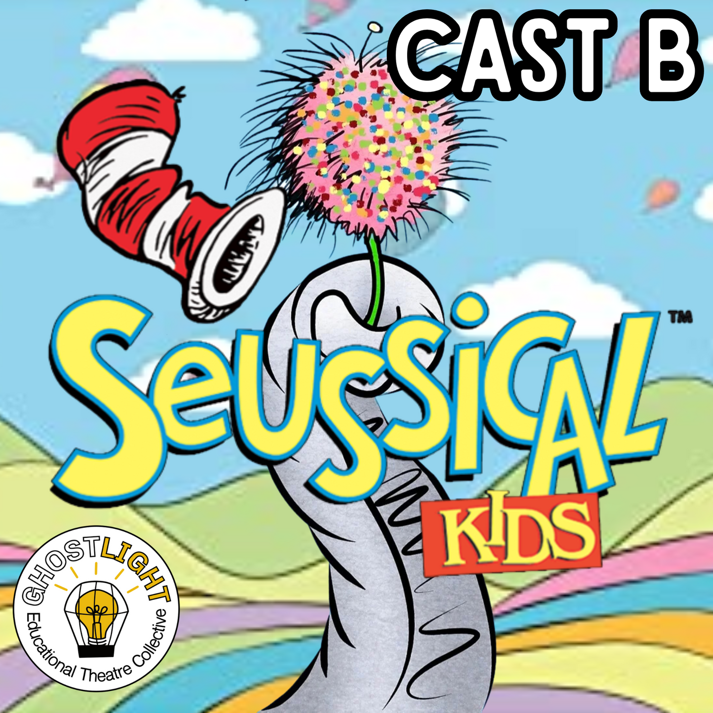 Full Color, 1/4 Back Page Single Cast Student Shout-Out Ad (Seussical Kids- Cast B)