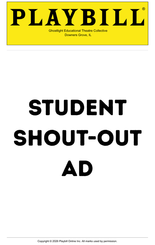 Student Shout-Out Ad